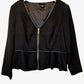 City Chic Trimmed Zipper Front Work Jacket Size XL Plus by SwapUp-Online Second Hand Store-Online Thrift Store