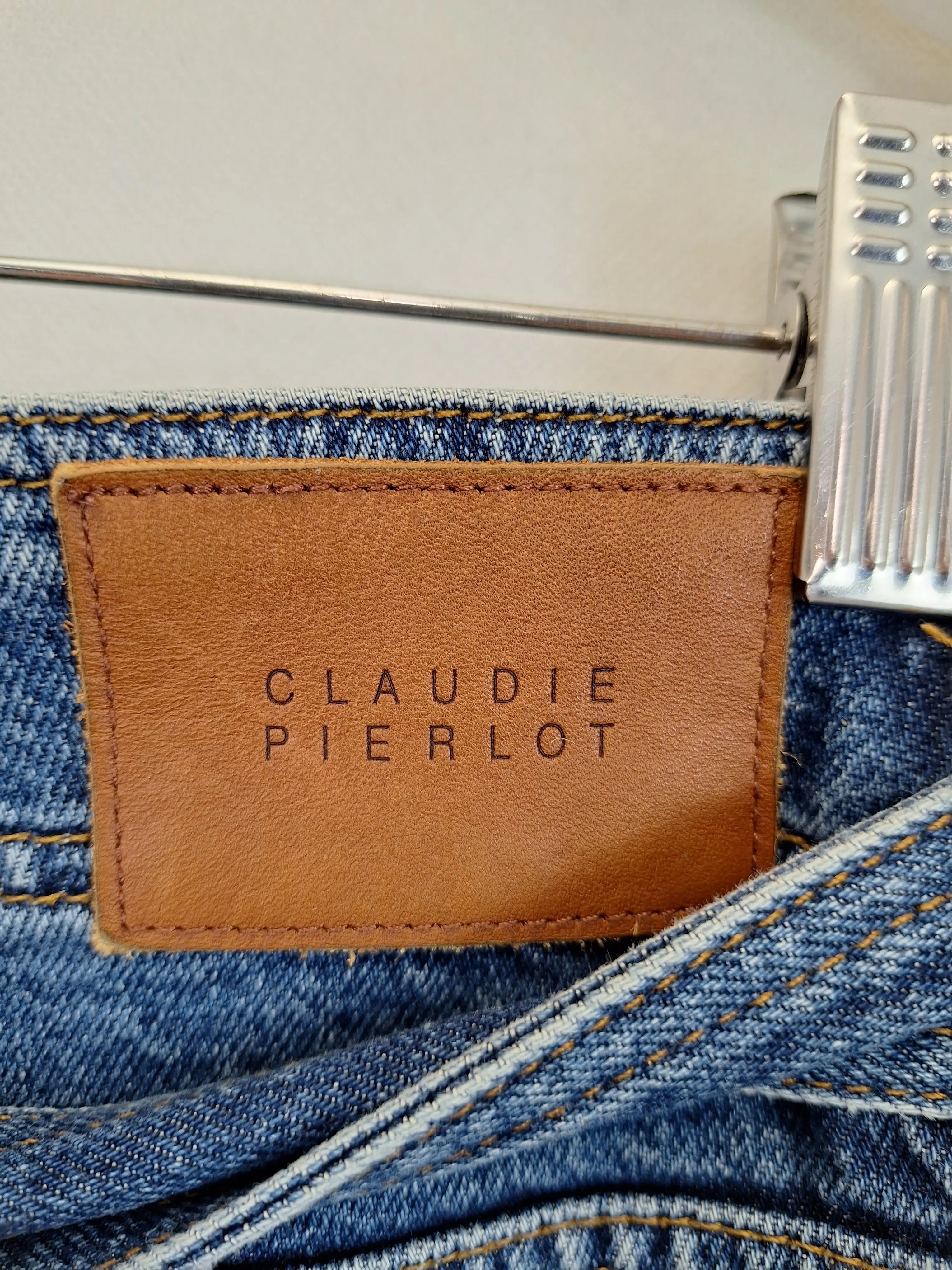 Claudie Pierlot Denim Belt Jeans Size 8 SwapUp