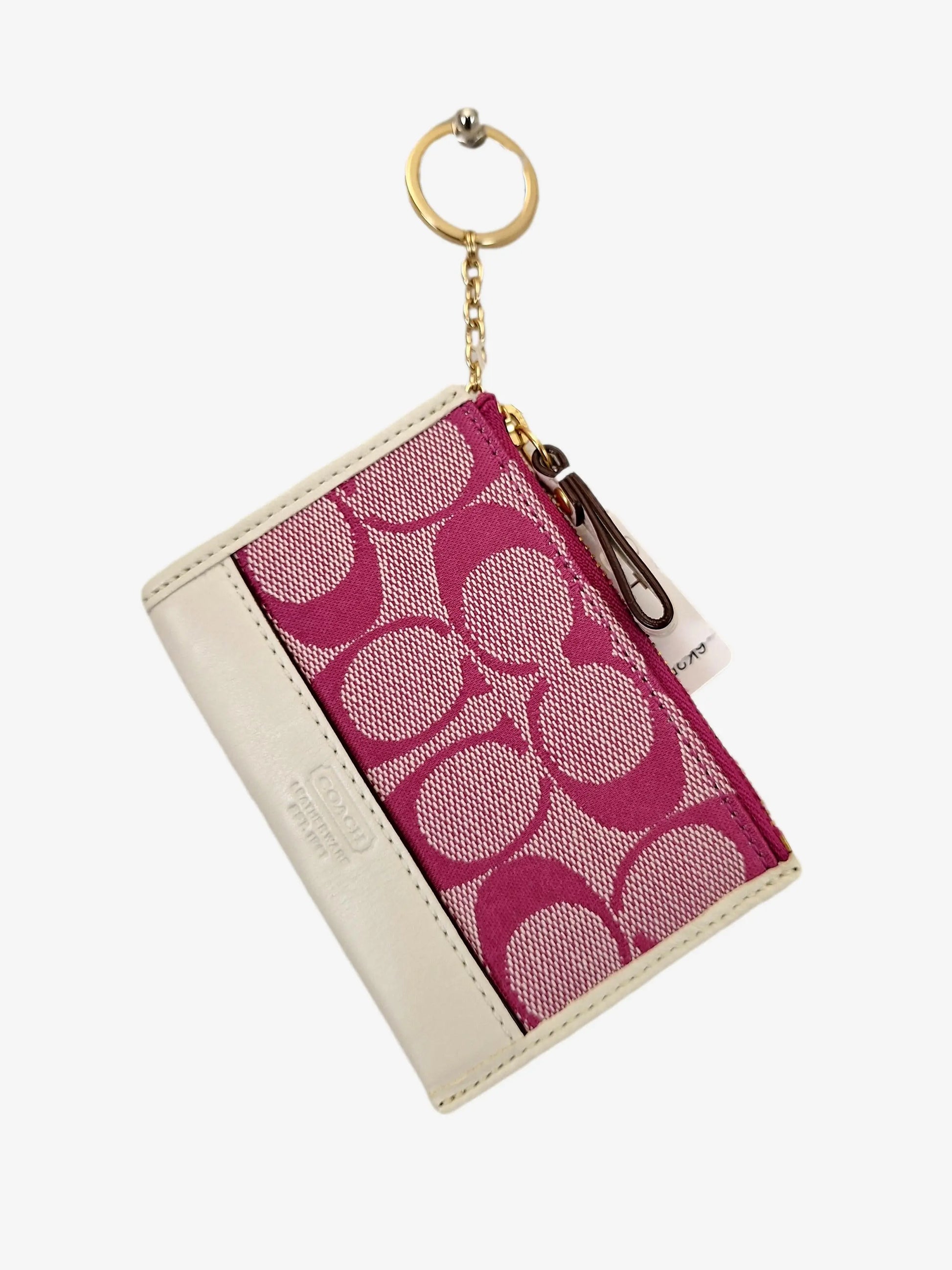 Coach Classic Monogram Fuchsia Wallet by SwapUp-Online Second Hand Store-Online Thrift Store