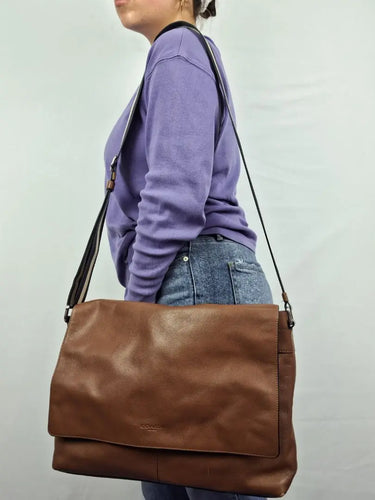 Coach Soft Leather Messenger Bag Size One Size by SwapUp-Online Second Hand Store-Online Thrift Store