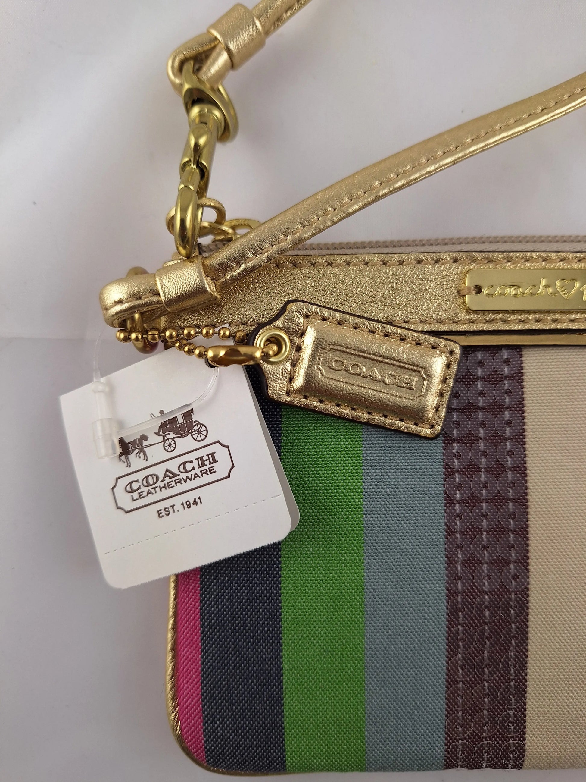 Coach Spring Bloom Stripe by SwapUp-Online Second Hand Store-Online Thrift Store