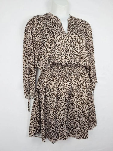 Commonry Cheetah Shirred Loose Dress Size 14 by SwapUp-Online Second Hand Store-Online Thrift Store