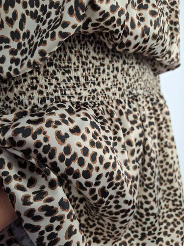 Commonry Cheetah Shirred Loose Dress Size 14 by SwapUp-Online Second Hand Store-Online Thrift Store