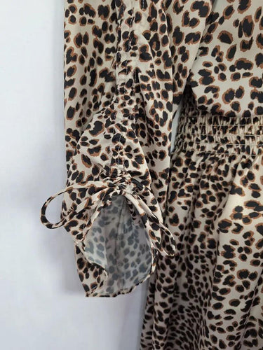 Commonry Cheetah Shirred Loose Dress Size 14 by SwapUp-Online Second Hand Store-Online Thrift Store