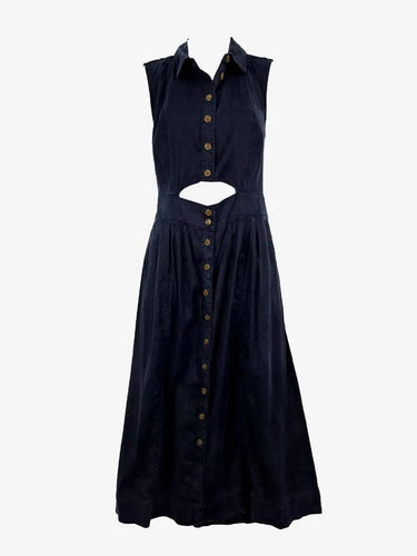 Commonry Cut out Linen Blend Stretch Dress Size 10 by SwapUp-Online Second Hand Store-Online Thrift Store