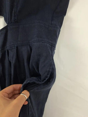 Commonry Cut out Linen Blend Stretch Dress Size 10 by SwapUp-Online Second Hand Store-Online Thrift Store
