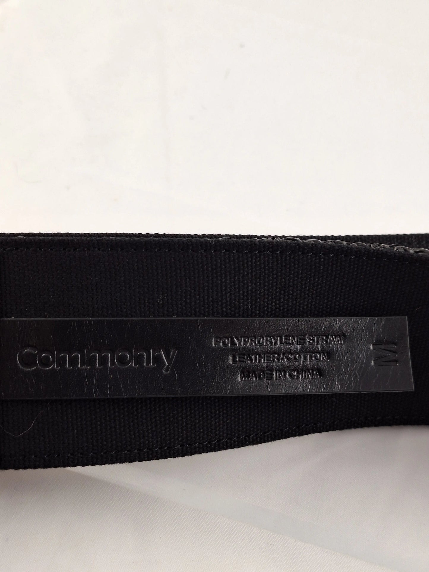 Commonry Staple Woven Wide Belt Size M by SwapUp-Online Second Hand Store-Online Thrift Store