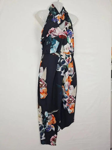 Cooper St High Neck Drape Floral Dress Size 12 by SwapUp-Online Second Hand Store-Online Thrift Store