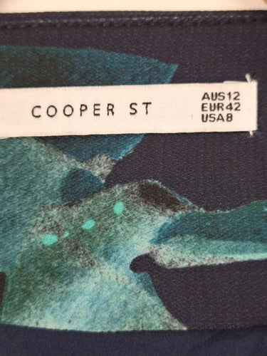 Cooper St High Neck Drape Floral Dress Size 12 by SwapUp-Online Second Hand Store-Online Thrift Store