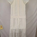 Cooper St Ivory Ruffle Neckline Delicate Dress Size 12 by SwapUp-Online Second Hand Store-Online Thrift Store