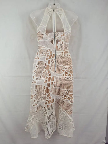 Cooper St Nude Lined Lace Evening Dress Size 8 by SwapUp-Online Second Hand Store-Online Thrift Store