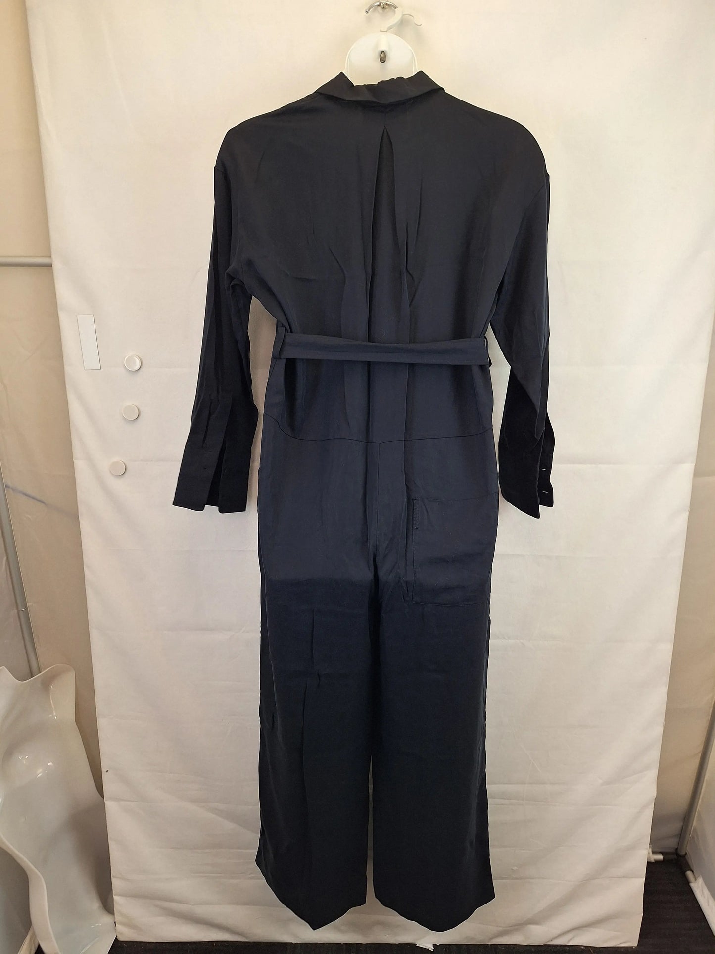 Cos Classic Tie Waist Straight Leg Jumpsuit Size 12 by SwapUp-Online Second Hand Store-Online Thrift Store