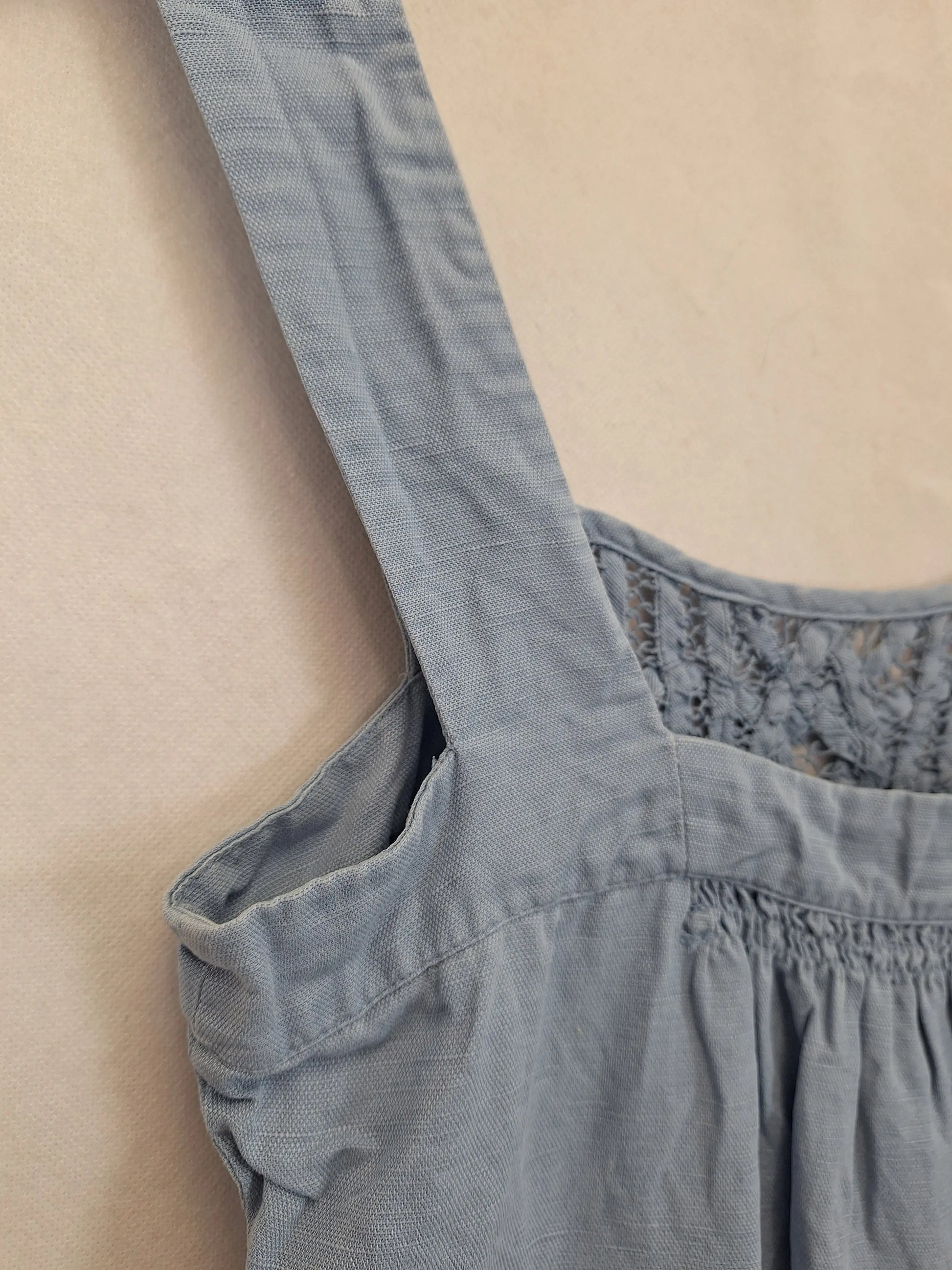 Country Road Basic Baby Blue Top Size XS by SwapUp-Online Second Hand Store-Online Thrift Store