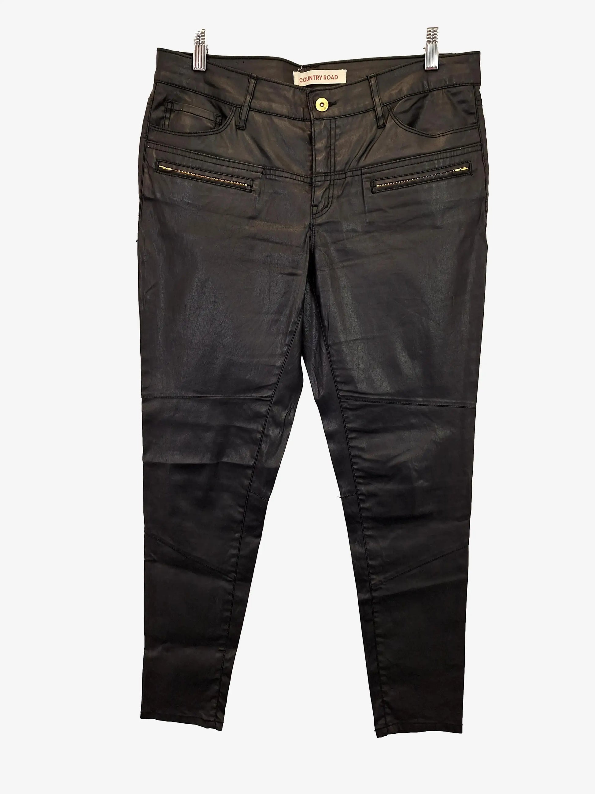 Zara Biker Faux Leather Pants Size S – SwapUp