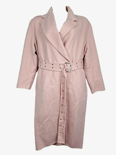 Country Road Blush Wool Blend Textured Coat Size 10 by SwapUp-Online Second Hand Store-Online Thrift Store