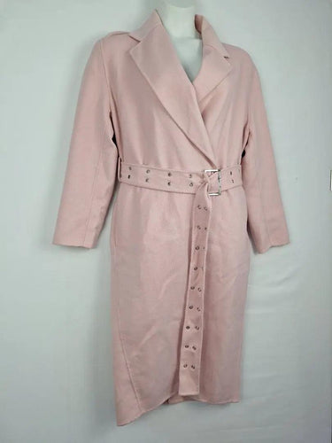 Country Road Blush Wool Blend Textured Coat Size 10 by SwapUp-Online Second Hand Store-Online Thrift Store