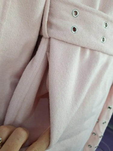 Country Road Blush Wool Blend Textured Coat Size 10 by SwapUp-Online Second Hand Store-Online Thrift Store