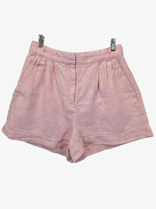 Country Road Bubblegum Linen Shorts Size 14 by SwapUp-Online Second Hand Store-Online Thrift Store