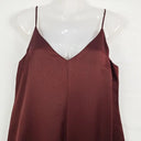 Country Road Burgundy Satin Slip Dress Size 10 by SwapUp-Online Second Hand Store-Online Thrift Store