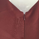 Country Road Burgundy Satin Slip Dress Size 10 by SwapUp-Online Second Hand Store-Online Thrift Store