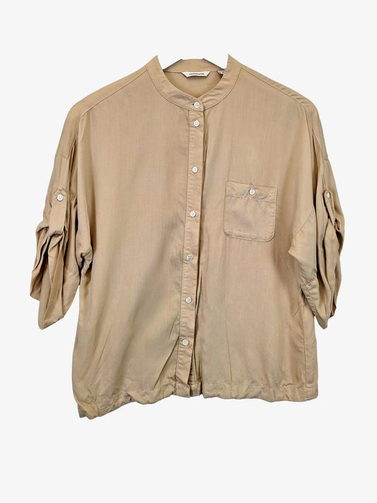 Country Road Casual Lightweight Camel Top Size XS by SwapUp-Online Second Hand Store-Online Thrift Store