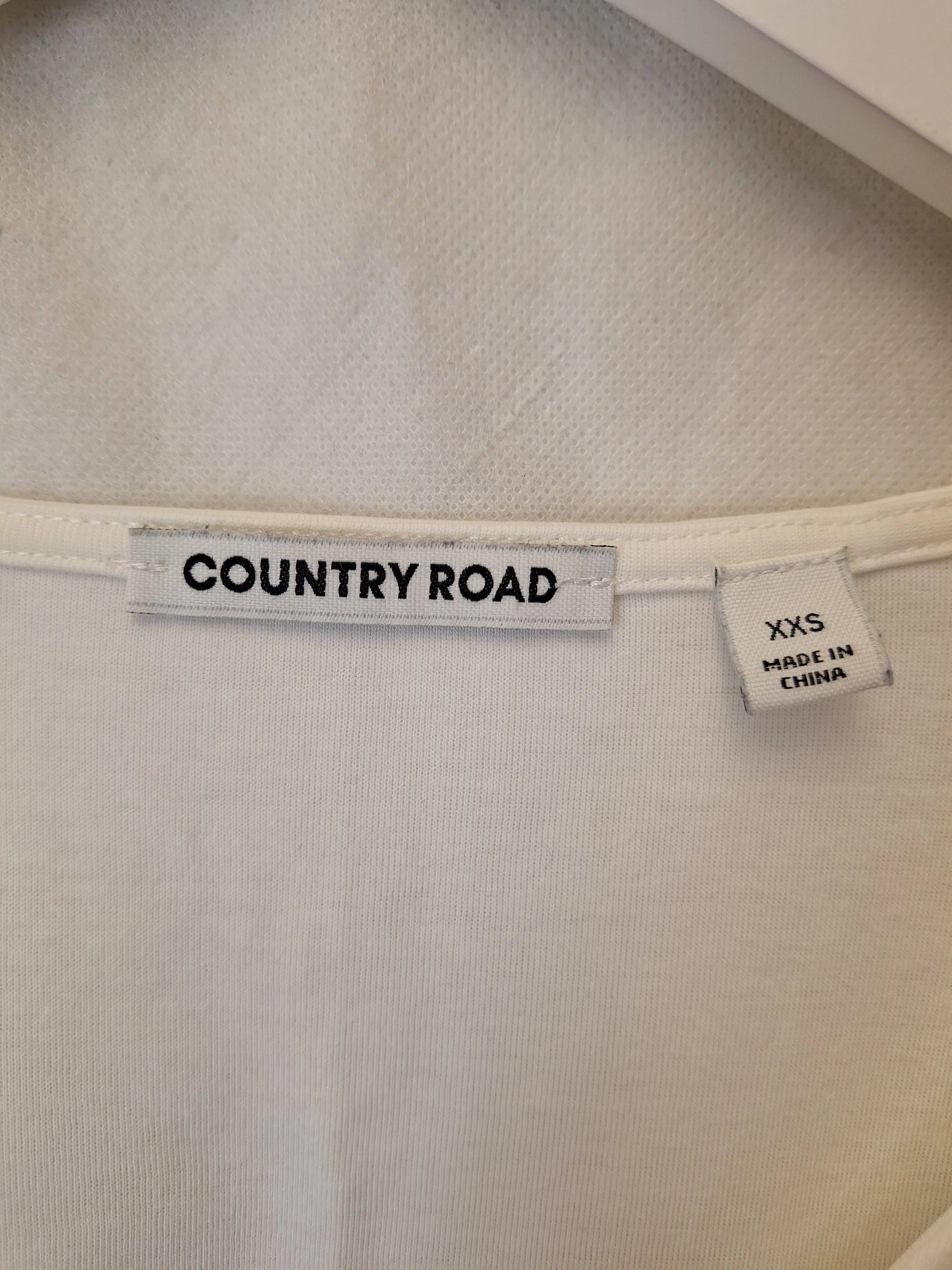 Country Road Chalk Bell Sleeve Casual  T-shirt Size XXS by SwapUp-Online Second Hand Store-Online Thrift Store