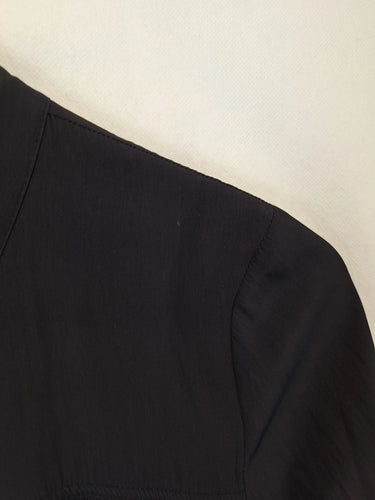 Country Road Chic Pleated Collarless Shirt Size XS by SwapUp-Online Second Hand Store-Online Thrift Store