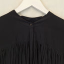Country Road Chic Pleated Collarless Shirt Size XS by SwapUp-Online Second Hand Store-Online Thrift Store