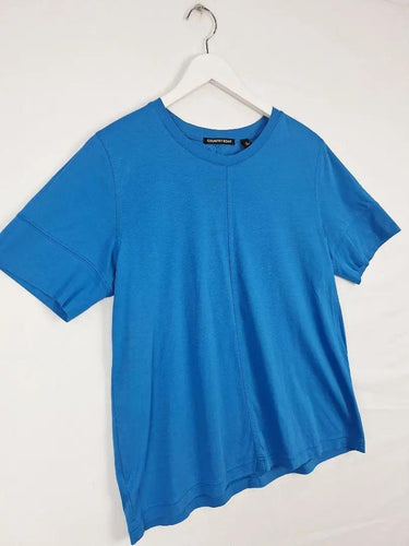 Country Road Cobalt Front Seam Casual Shirt Size M by SwapUp-Online Second Hand Store-Online Thrift Store