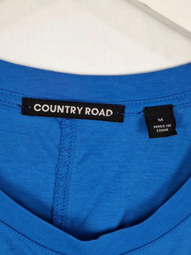 Country Road Cobalt Front Seam Casual Shirt Size M by SwapUp-Online Second Hand Store-Online Thrift Store