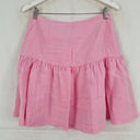 Country Road Cotton Candy Linen Ruffle Skirt Size 12 by SwapUp-Online Second Hand Store-Online Thrift Store