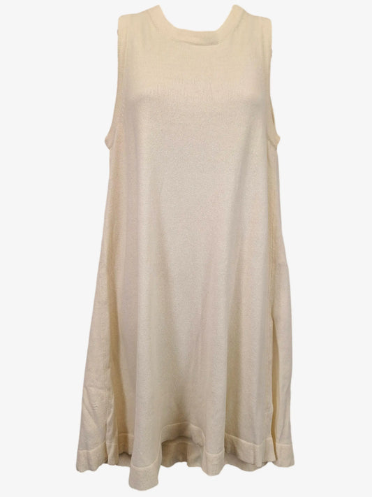 Country Road Cream Resort Shift Mini Dress Size S by SwapUp-Online Second Hand Store-Online Thrift Store