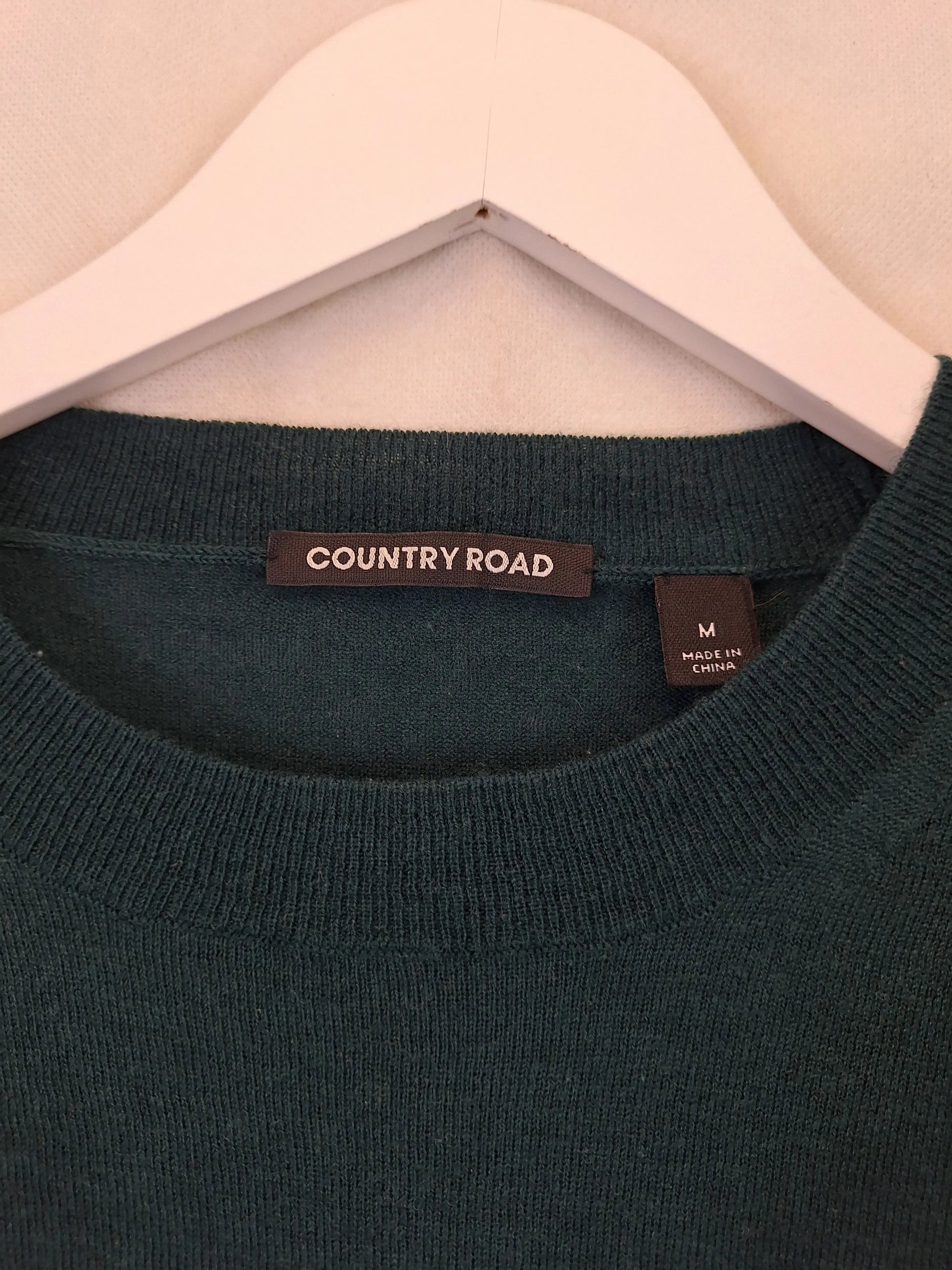 Country Road Crew Neck  Fine Knit Jumper Size M by SwapUp-Online Second Hand Store-Online Thrift Store