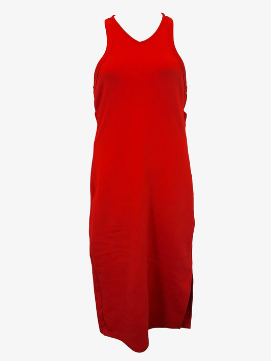 Country Road Deep Red Racer Staple Maxi Dress Size L by SwapUp-Online Second Hand Store-Online Thrift Store
