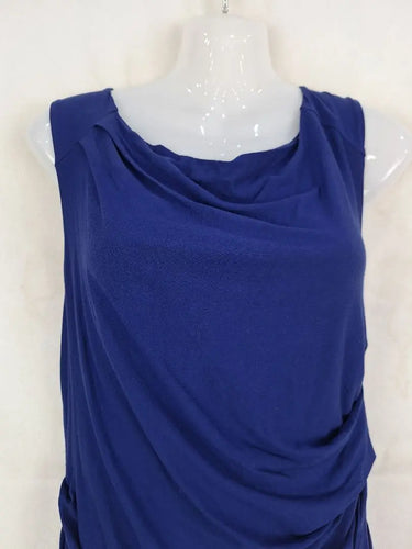 Country Road Electric Cobalt Ruched Dress Size M by SwapUp-Online Second Hand Store-Online Thrift Store