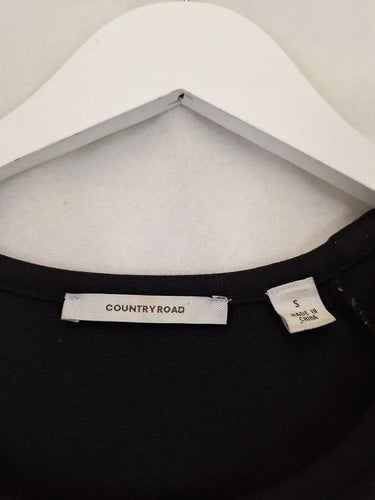 Country Road Embellished Gemstone Cross Luxe T-shirt Size S by SwapUp-Online Second Hand Store-Online Thrift Store
