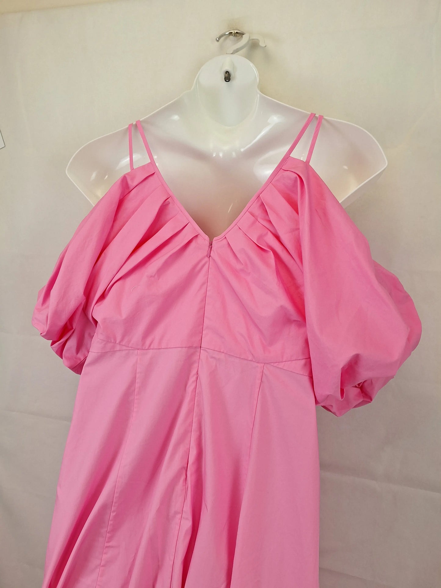 Country Road Flirty Poplin Fit & Flare Evening Maxi Dress Size 12 by SwapUp-Online Second Hand Store-Online Thrift Store