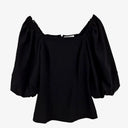 Country Road Gathered Sleeve Crepe Top Size S by SwapUp-Online Second Hand Store-Online Thrift Store