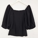 Country Road Gathered Sleeve Crepe Top Size S by SwapUp-Online Second Hand Store-Online Thrift Store