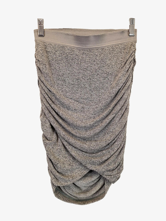 Country Road Grey Marle Ruched Stretch Mini Skirt Size XXS by SwapUp-Online Second Hand Store-Online Thrift Store