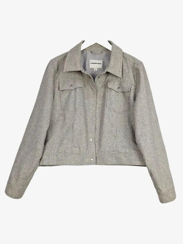 Country Road Grey Marle Wool Blend Style Jacket Size XL by SwapUp-Online Second Hand Store-Online Thrift Store