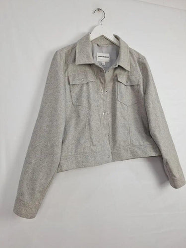 Country Road Grey Marle Wool Blend Style Jacket Size XL by SwapUp-Online Second Hand Store-Online Thrift Store