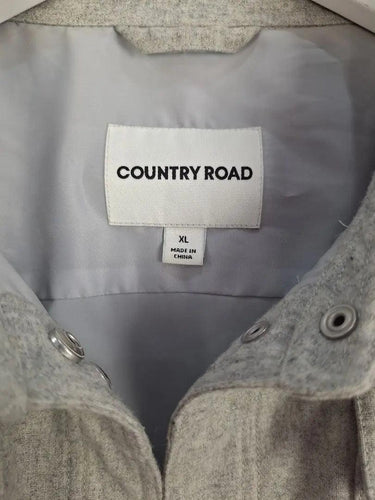 Country Road Grey Marle Wool Blend Style Jacket Size XL by SwapUp-Online Second Hand Store-Online Thrift Store