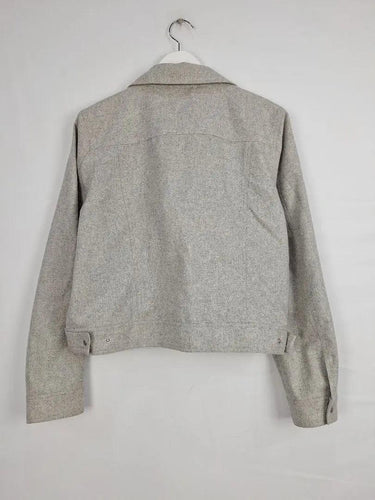 Country Road Grey Marle Wool Blend Style Jacket Size XL by SwapUp-Online Second Hand Store-Online Thrift Store