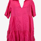 Country Road Hot Pink Collared Summer Essential Minii Dress Size 12 by SwapUp-Online Second Hand Store-Online Thrift Store