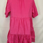 Country Road Hot Pink Collared Summer Essential Minii Dress Size 12 by SwapUp-Online Second Hand Store-Online Thrift Store