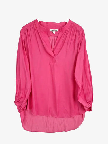 Country Road Hot Pink Soft Flowy Blouse Size 16 by SwapUp-Online Second Hand Store-Online Thrift Store
