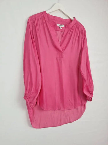 Country Road Hot Pink Soft Flowy Blouse Size 16 by SwapUp-Online Second Hand Store-Online Thrift Store
