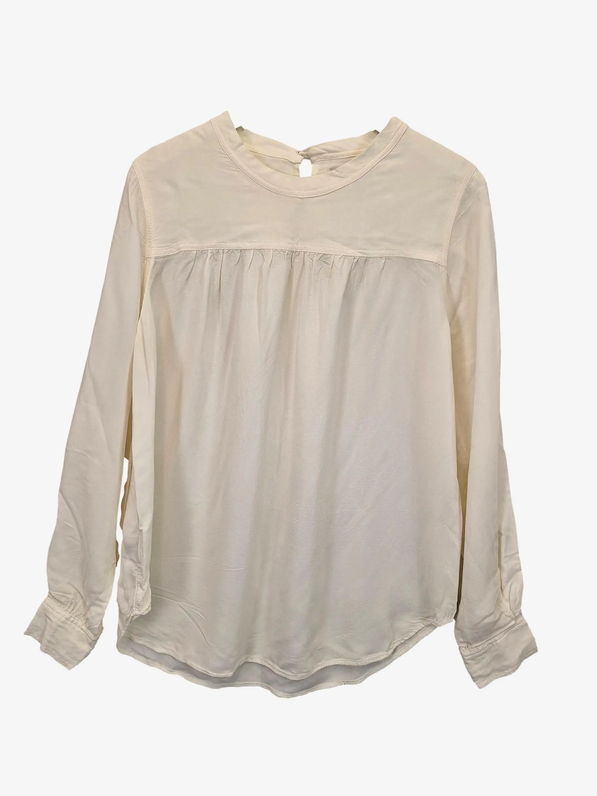 Country Road Ivory Long Sleeve Blouse Size XL by SwapUp-Online Second Hand Store-Online Thrift Store