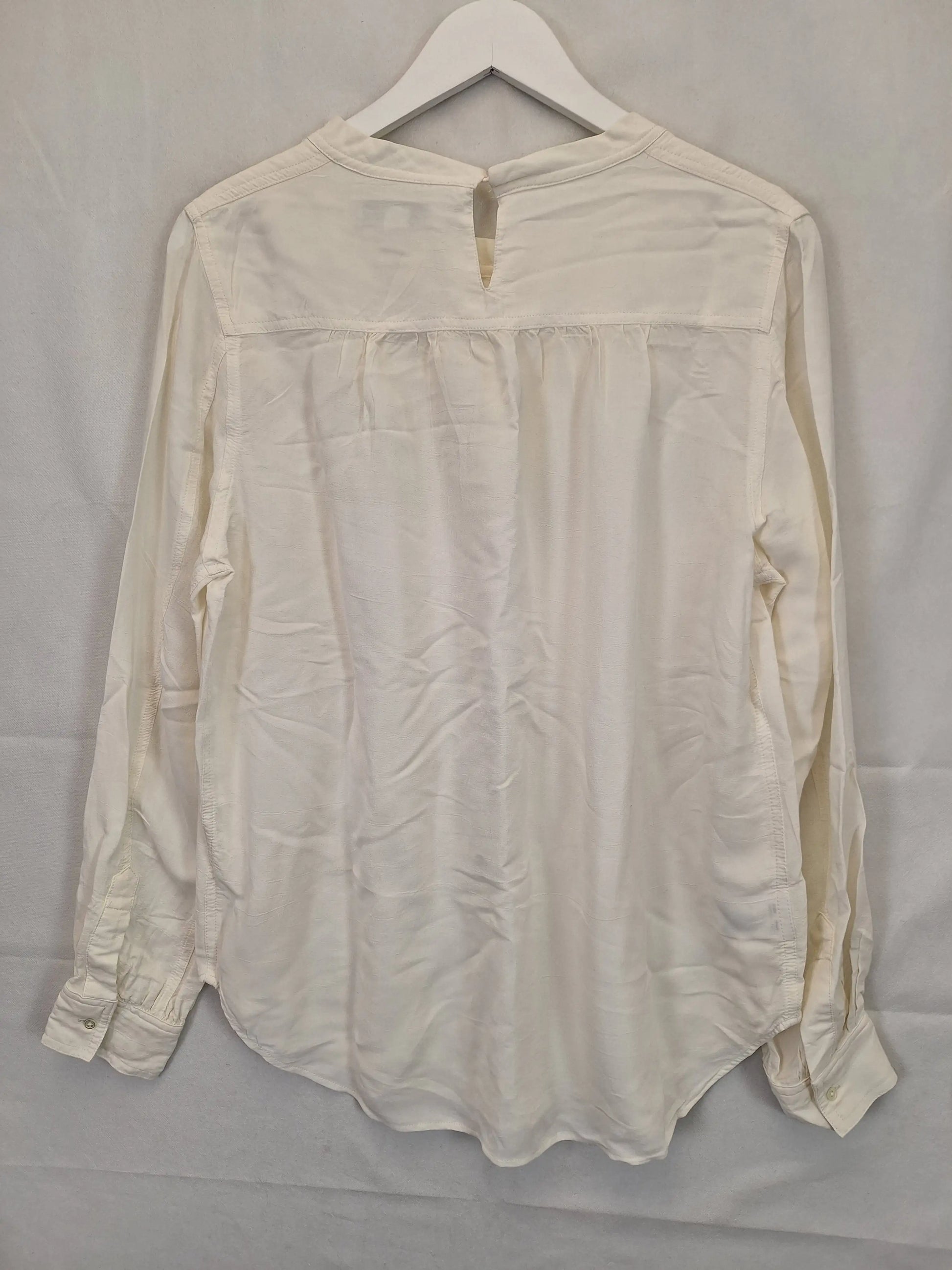 Country Road Ivory Long Sleeve Blouse Size XL by SwapUp-Online Second Hand Store-Online Thrift Store